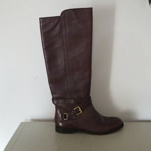 Coach Tall Brown Leather Boots